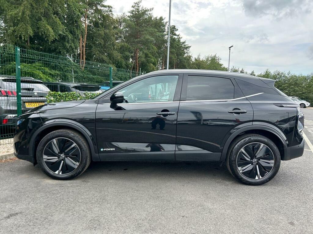 Nissan Qashqai 1.5 H E-power Tekna Suv Hybrid Eur OX74FCZ Black #6