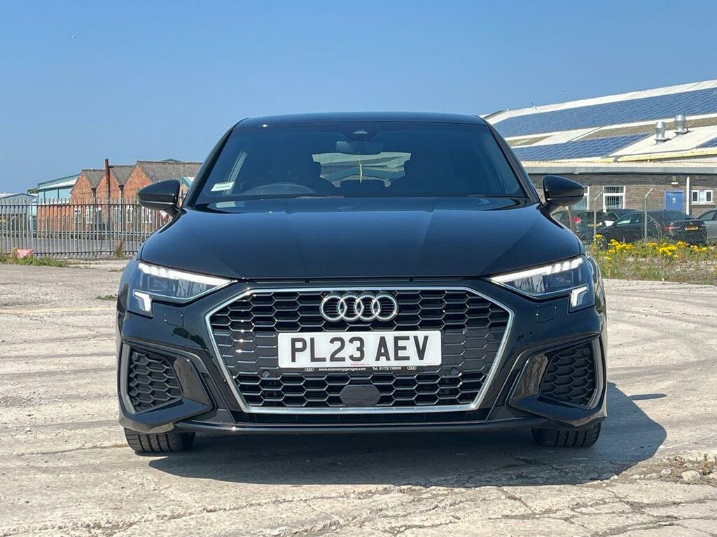 Audi A3 1.0 Tfsi 30 S Line Sportback S Tronic E PL23AEV Black #4