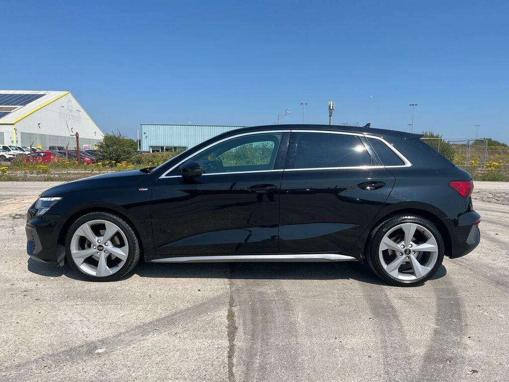 Audi A3 1.0 Tfsi 30 S Line Sportback S Tronic E PL23AEV Black #6