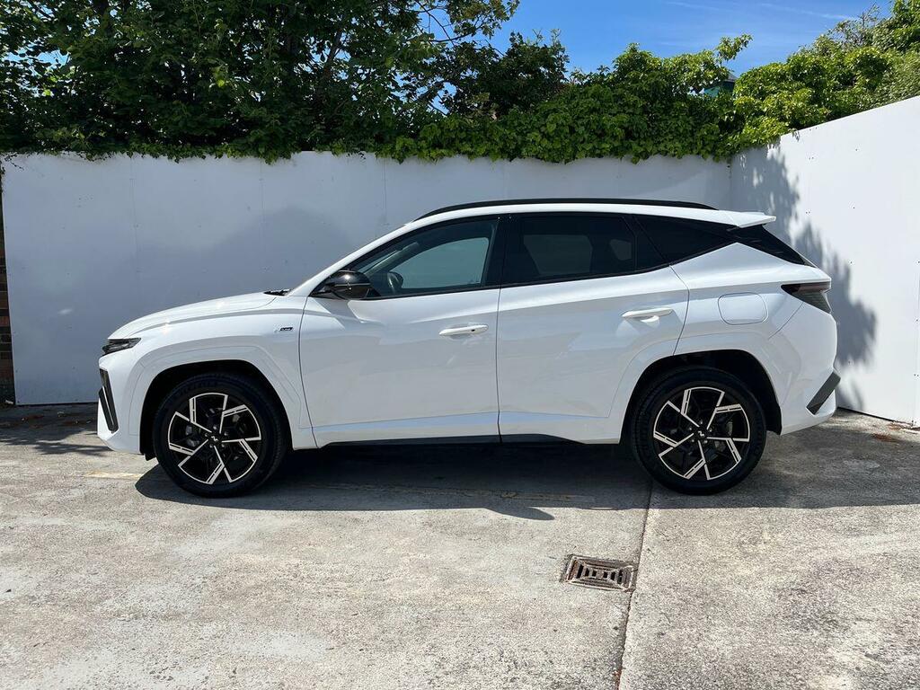Hyundai Tucson 1.6 T-gdi N Line Suv Hybrid Euro 6 PK75KXD White #6