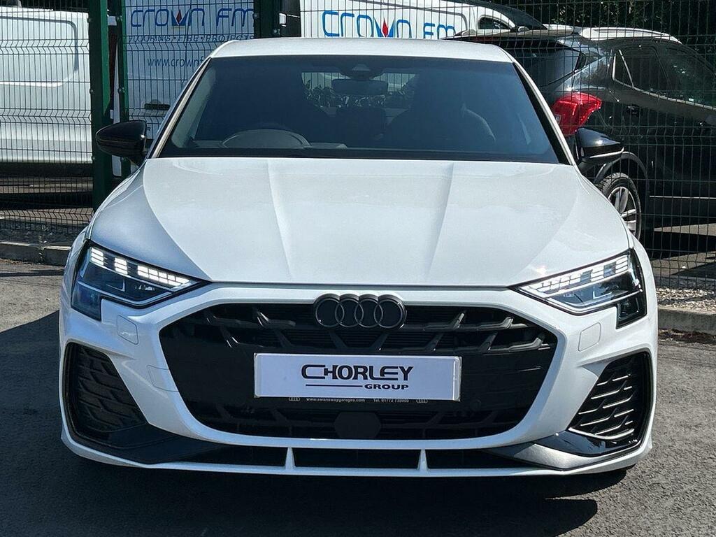 Audi A3 1.5 Tfsi 35 Black Edition Saloon PK74VPU White #4