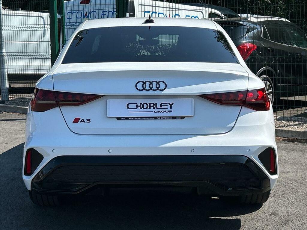 Audi A3 1.5 Tfsi 35 Black Edition Saloon PK74VPU White #5