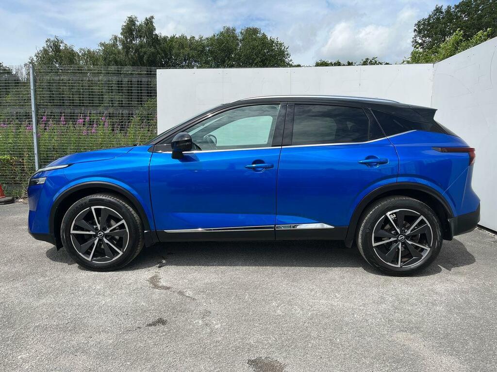 Nissan Qashqai 1.3 Dig-t Mhev Tekna Suv Hybrid Xtron E PJ73FOU Blue #6