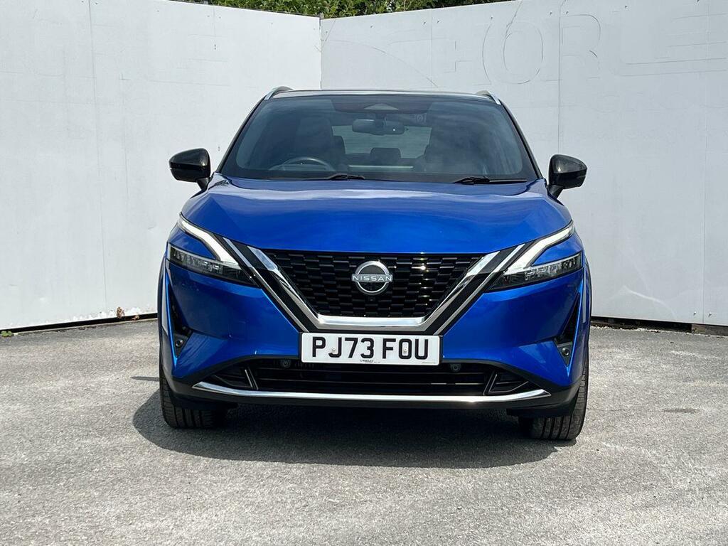 Nissan Qashqai 1.3 Dig-t Mhev Tekna Suv Hybrid Xtron E PJ73FOU Blue #4