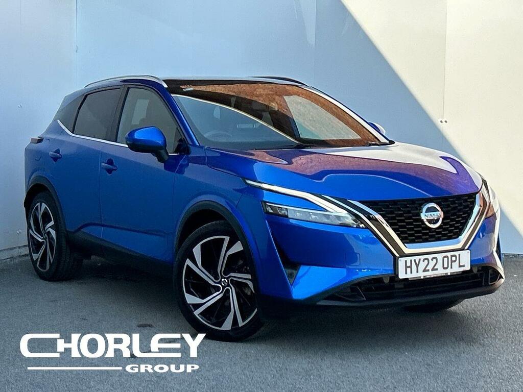 Nissan Qashqai 1.3 Dig-t Mhev Tekna Suv Hybrid Xtron HY22OPL Blue