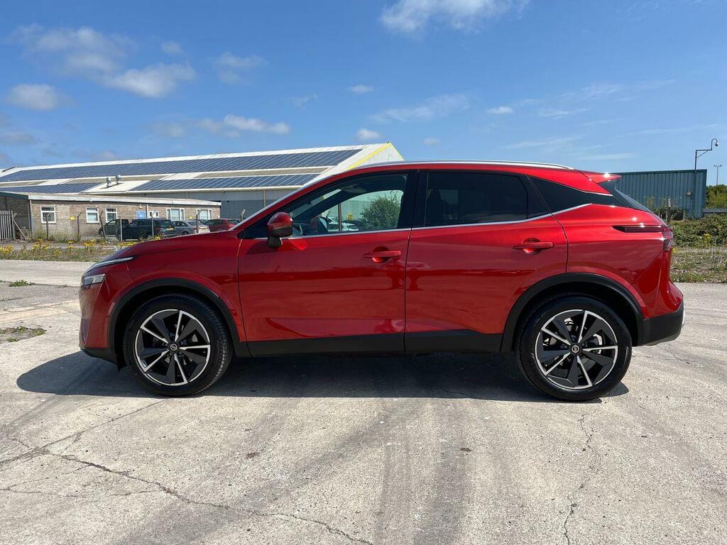 Nissan Qashqai 1.3 Dig-t Mhev Tekna Suv Hybrid Xtron E AK71OWU Red #6