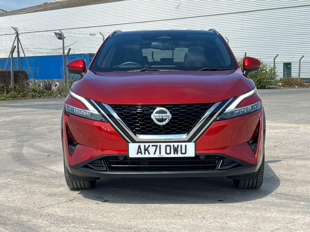 Nissan Qashqai 1.3 Dig-t Mhev Tekna Suv Hybrid Xtron E AK71OWU Red #4