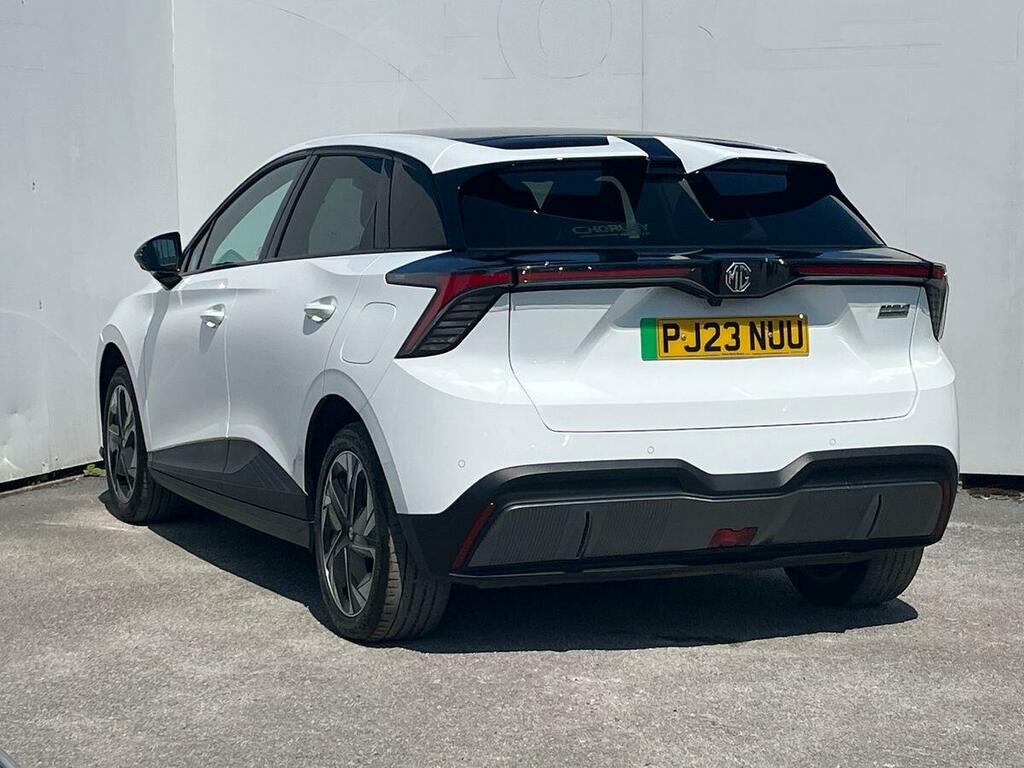 MG MG4 64Kwh Trophy Long Range Hatchback Aut PJ23NUU White #3