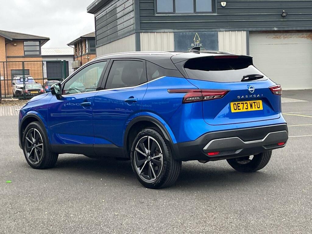 Nissan Qashqai 1.3 Dig-t Mhev Tekna Suv Hybrid Xtron E OE73WTU Blue #3