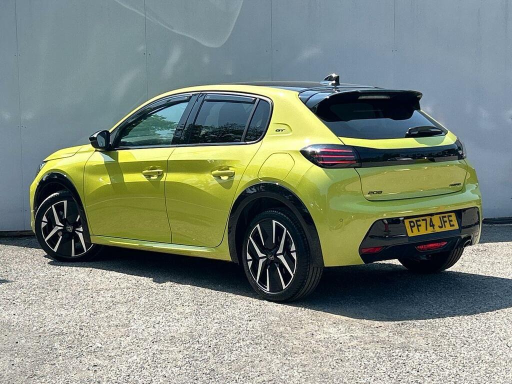 Peugeot 208 1.2 Gt Hatchback Hybrid E-dsc6 Euro 6 PF74JFE Yellow #3
