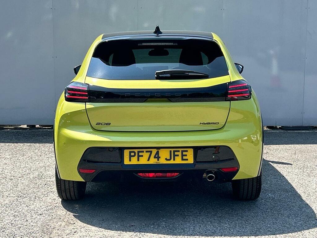 Peugeot 208 1.2 Gt Hatchback Hybrid E-dsc6 Euro 6 PF74JFE Yellow #5