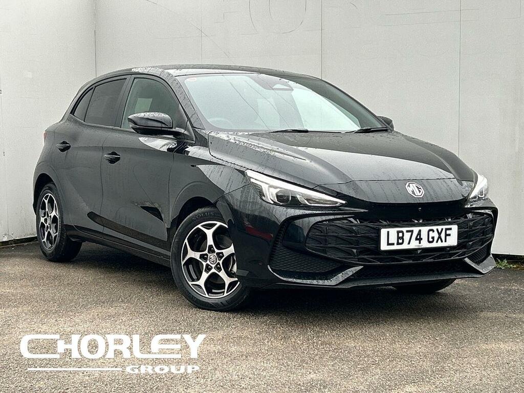 MG MG3 1.5 Hybrid Trophy Hatchback Hybrid Aut Black