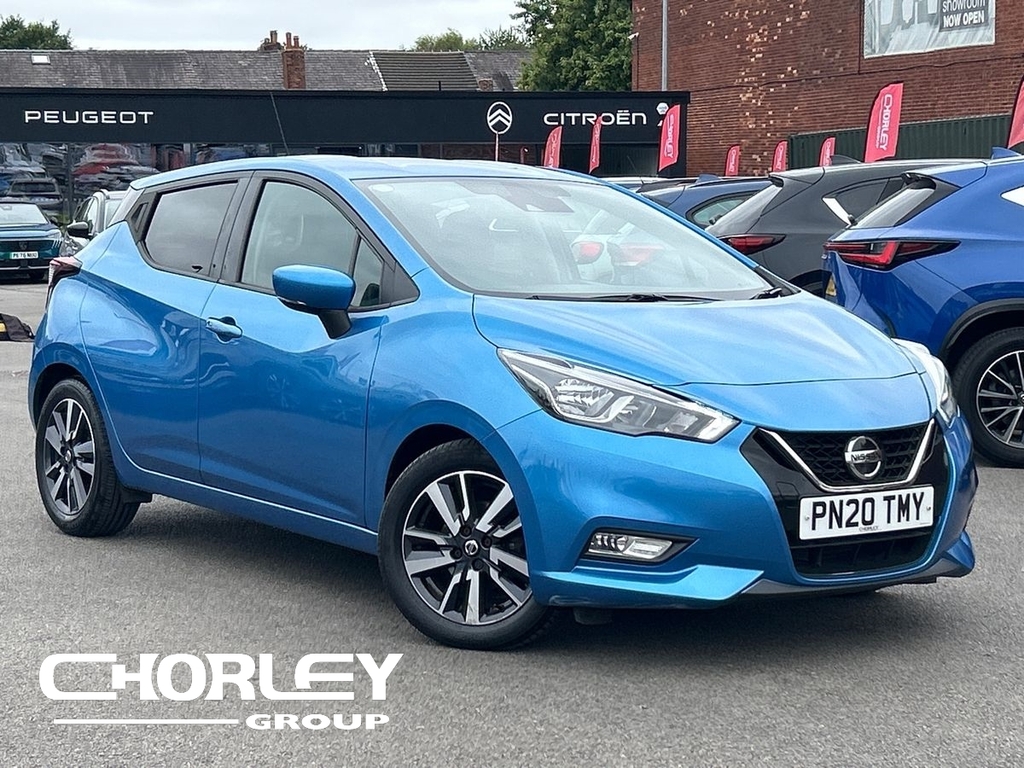 Nissan Micra 1.0 Ig-t Tekna Hatchback Xtron Euro 6 Blue