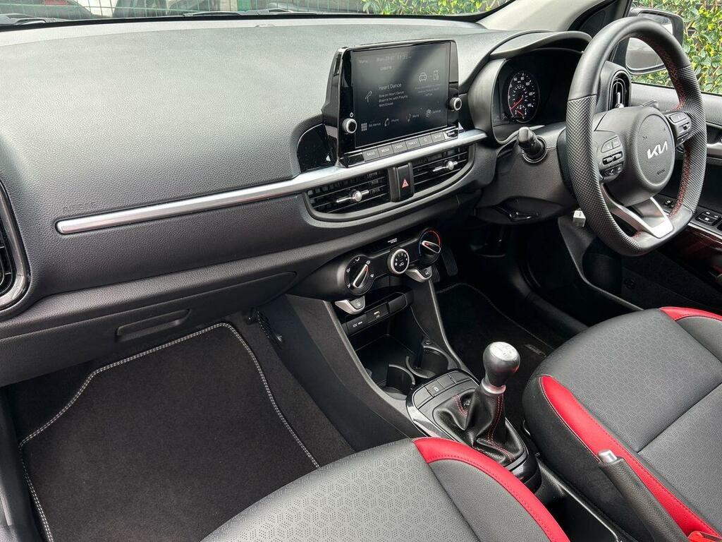 Kia Picanto 1.0 Dpi Gt-line Hatchback Euro 6 PJ24OKG Black #2