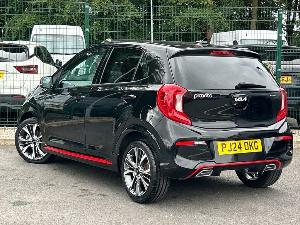 Kia Picanto 1.0 Dpi Gt-line Hatchback Euro 6 PJ24OKG Black #3