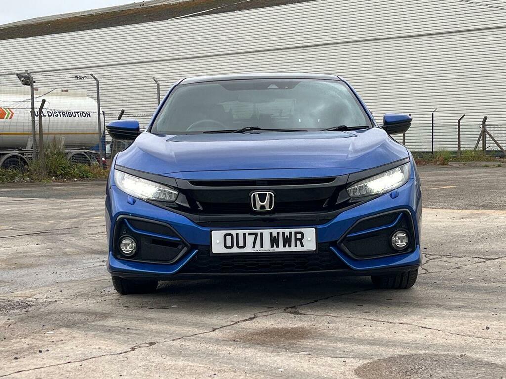 Honda Civic 1.0 Vtec Turbo Ex Hatchback Cvt Euro 6 OU71WWR Blue #4