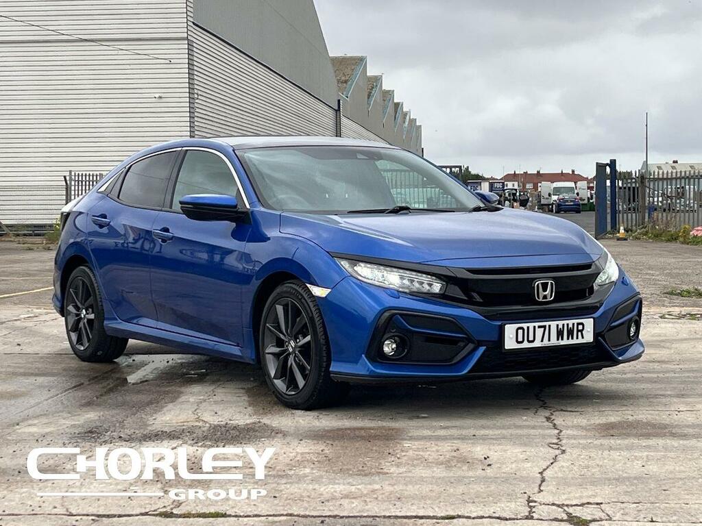 Honda Civic 1.0 Vtec Turbo Ex Hatchback Cvt Euro 6 OU71WWR Blue