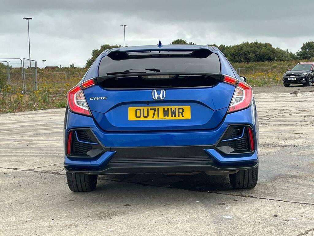 Honda Civic 1.0 Vtec Turbo Ex Hatchback Cvt Euro 6 OU71WWR Blue #5