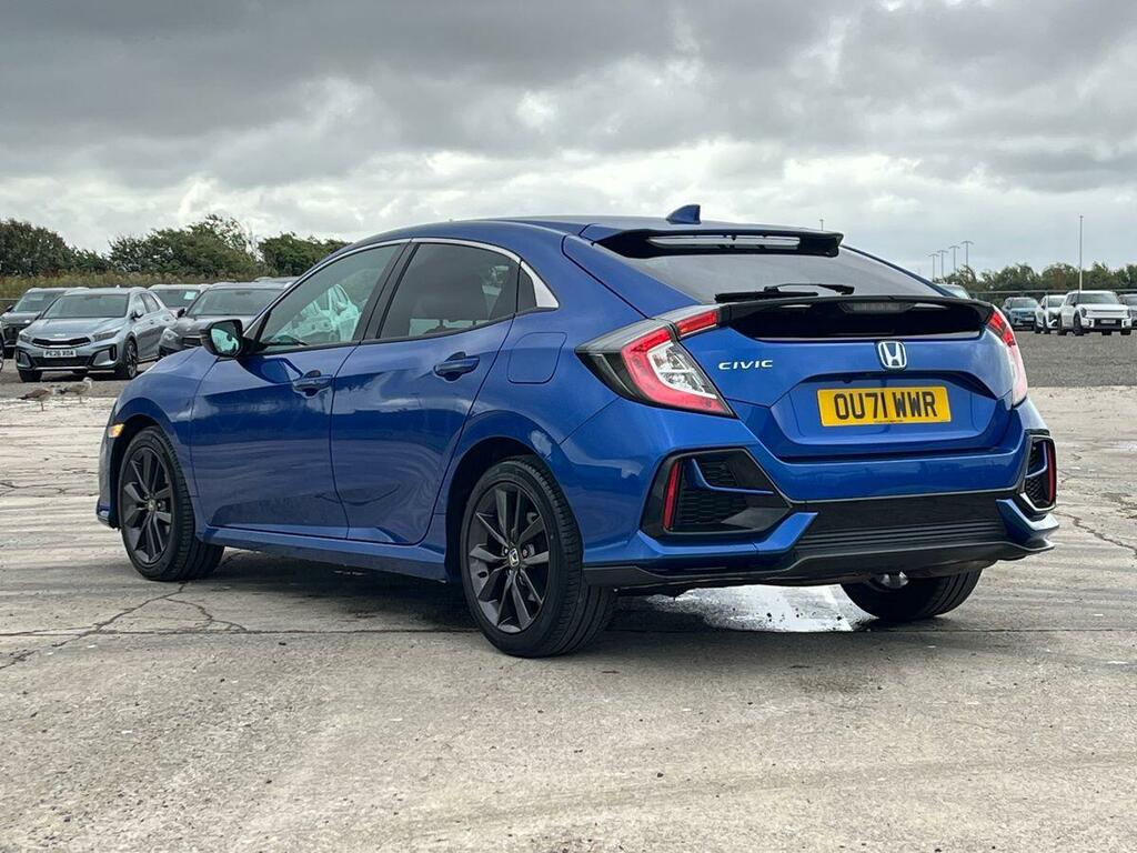 Honda Civic 1.0 Vtec Turbo Ex Hatchback Cvt Euro 6 OU71WWR Blue #3