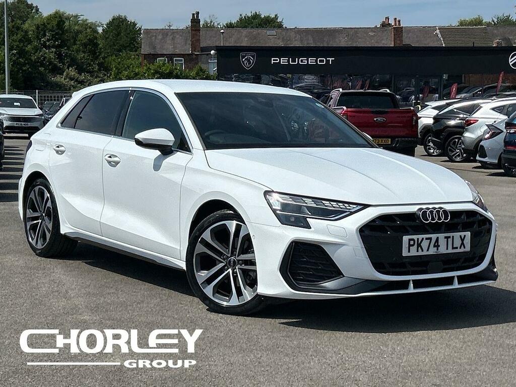 Audi A3 1.5 Tfsi 35 S Line Sportback S Tronic E White