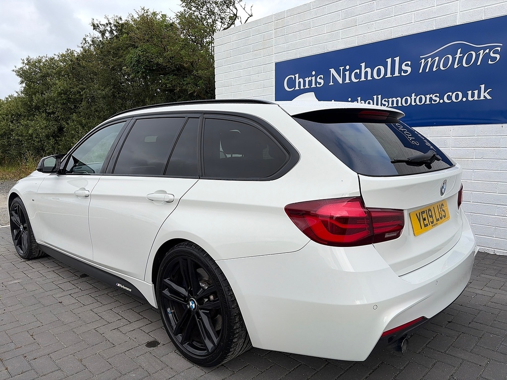 BMW 3 Series 318D M Sport Shadow Edition YE19LUS White #2