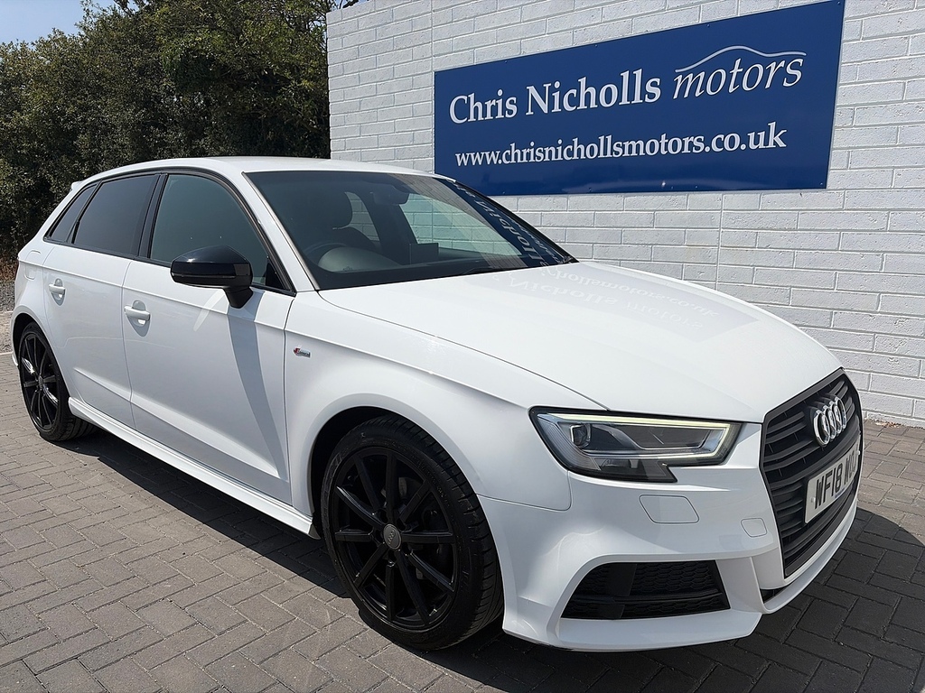 Audi A3 Tfsi Cod Black Edition WF18WOJ White #4
