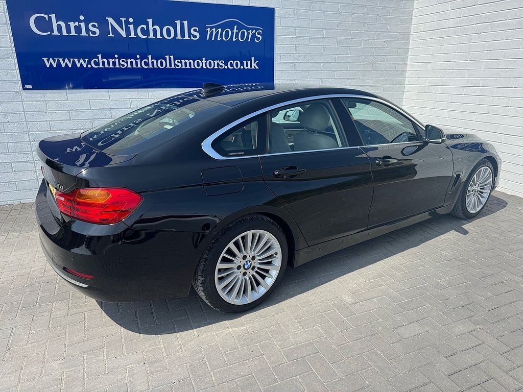 BMW 4 Series Gran Coupe 420D Luxury Black #2