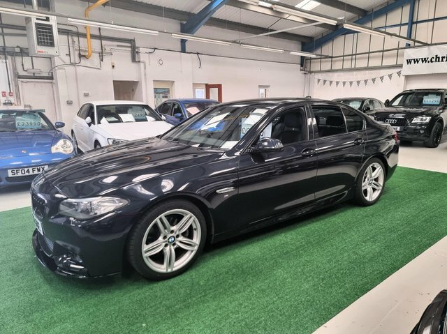 BMW 5 Series 2.0 520D M Sport Euro 6 S S Black #3