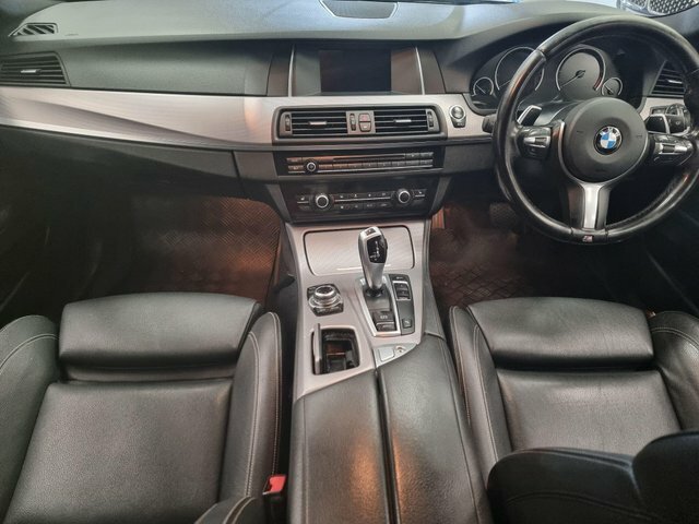 BMW 5 Series 2.0 520D M Sport Euro 6 S S Black #2