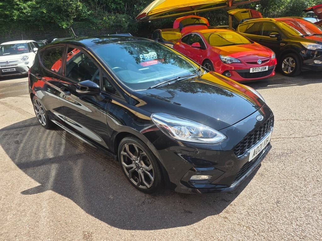 Ford Fiesta St-line Edition Hatchback AO21VBX Black #3