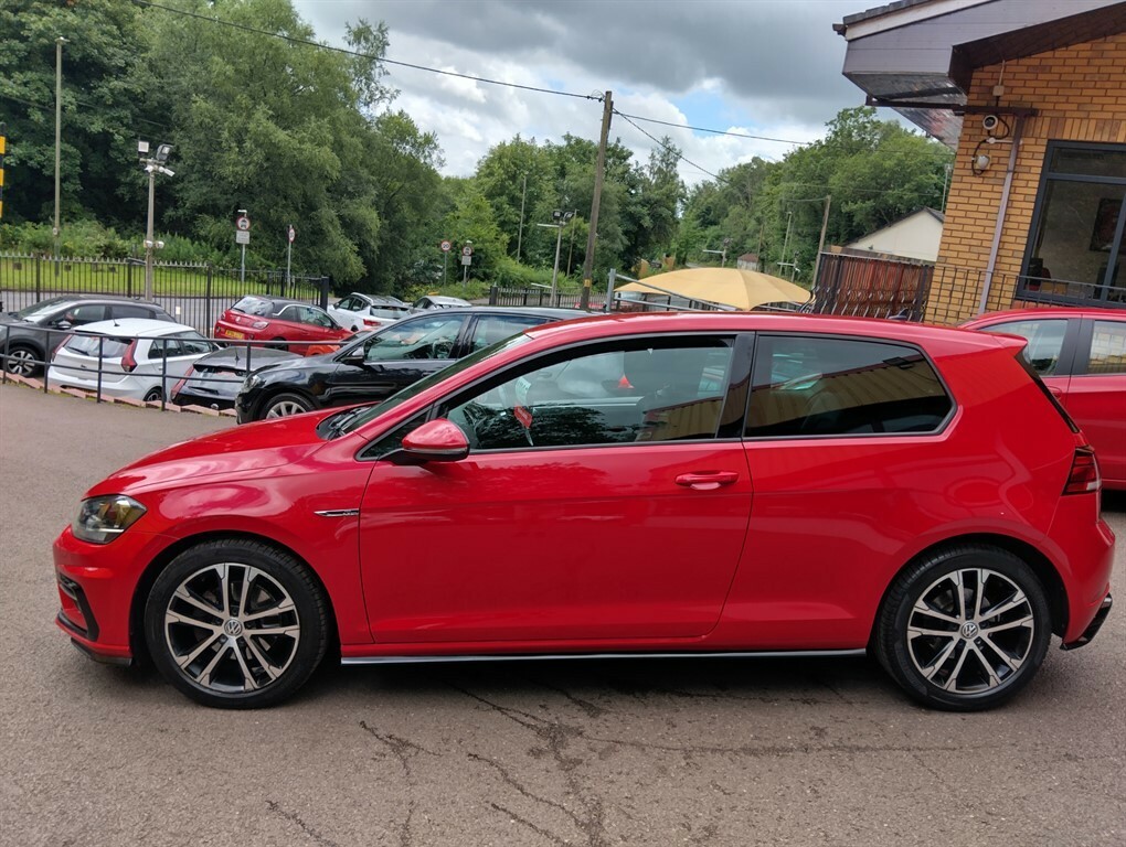 Volkswagen Golf R-line Tdi Bluemotion Technology Hatchback KW17YTY Red #6