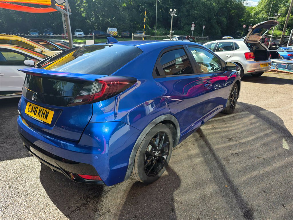 Honda Civic I-dtec Sport Hatchback CA16KHW Blue #5