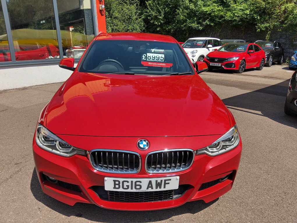 BMW 3 Series Xdrive M Sport Saloon Red #2