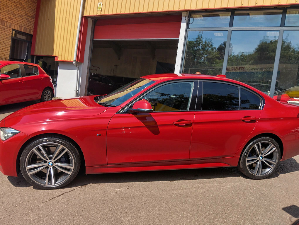 BMW 3 Series Xdrive M Sport Saloon Red #5