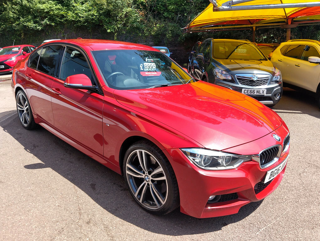 BMW 3 Series Xdrive M Sport Saloon Red #3
