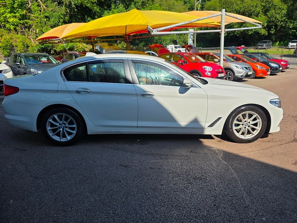 BMW 5 Series 520D Se Saloon White #5