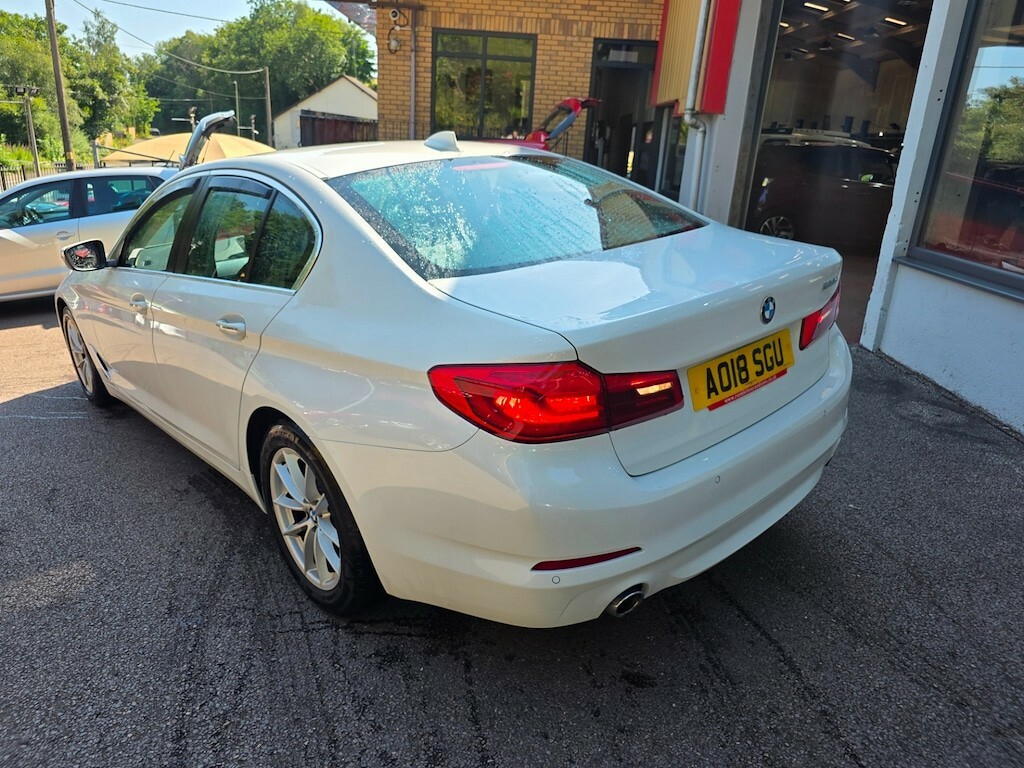 BMW 5 Series 520D Se Saloon White #6