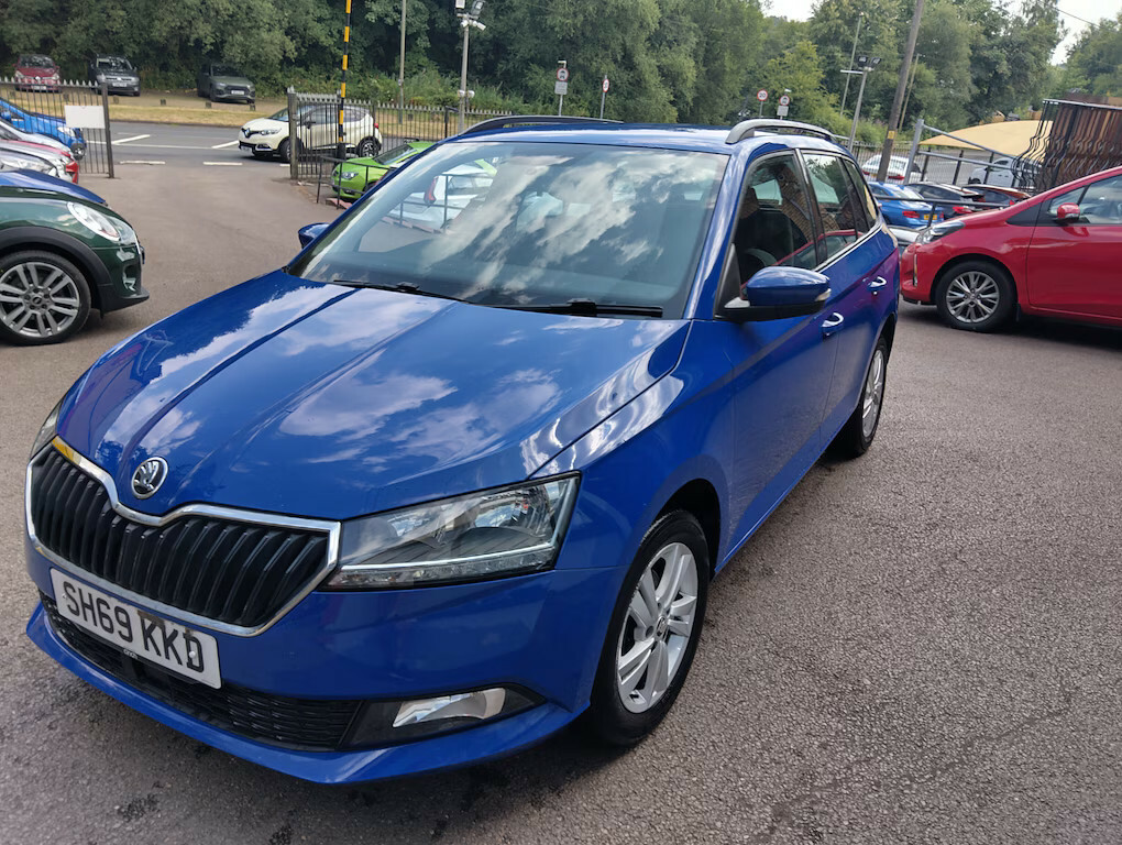Skoda Fabia Se Tsi Estate Blue #4