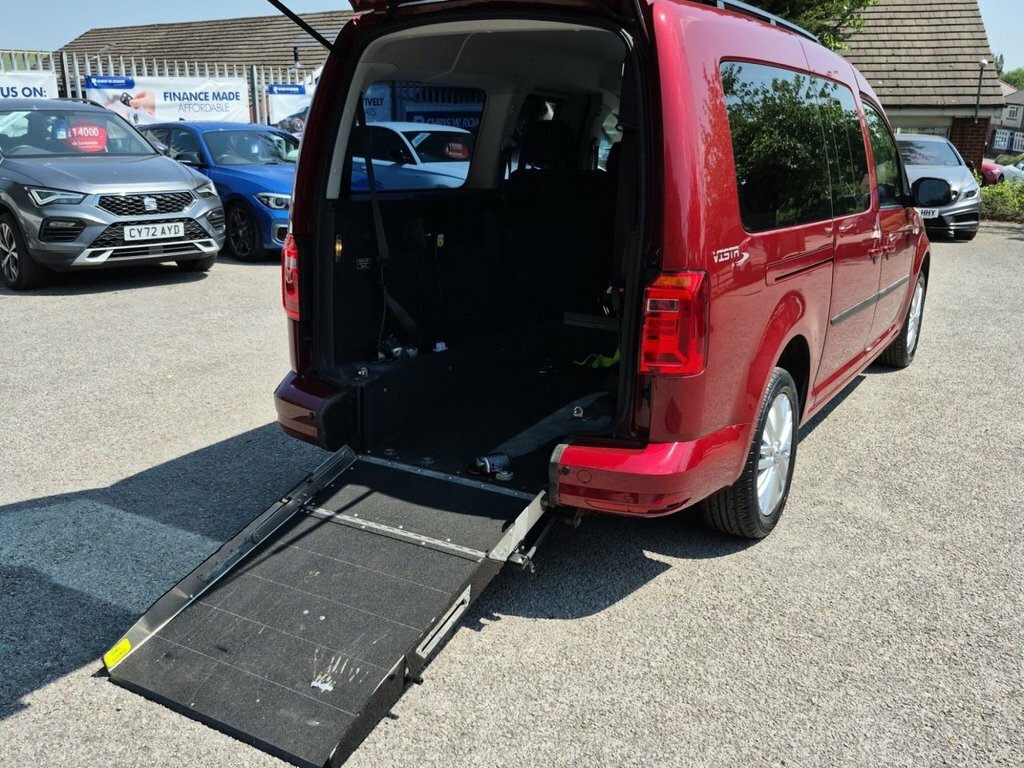 Volkswagen Caddy Maxi Life Maxi Life Wav Wheelchair Vehicle 2.0 Tdi Bluemotio Red #28