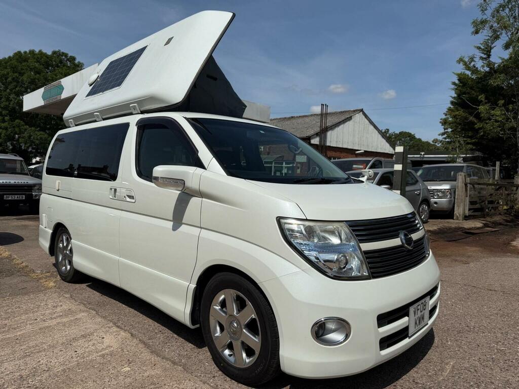 Nissan Elgrand Motorhome Highway Star 2.5 V6 4X4 2008 White #2