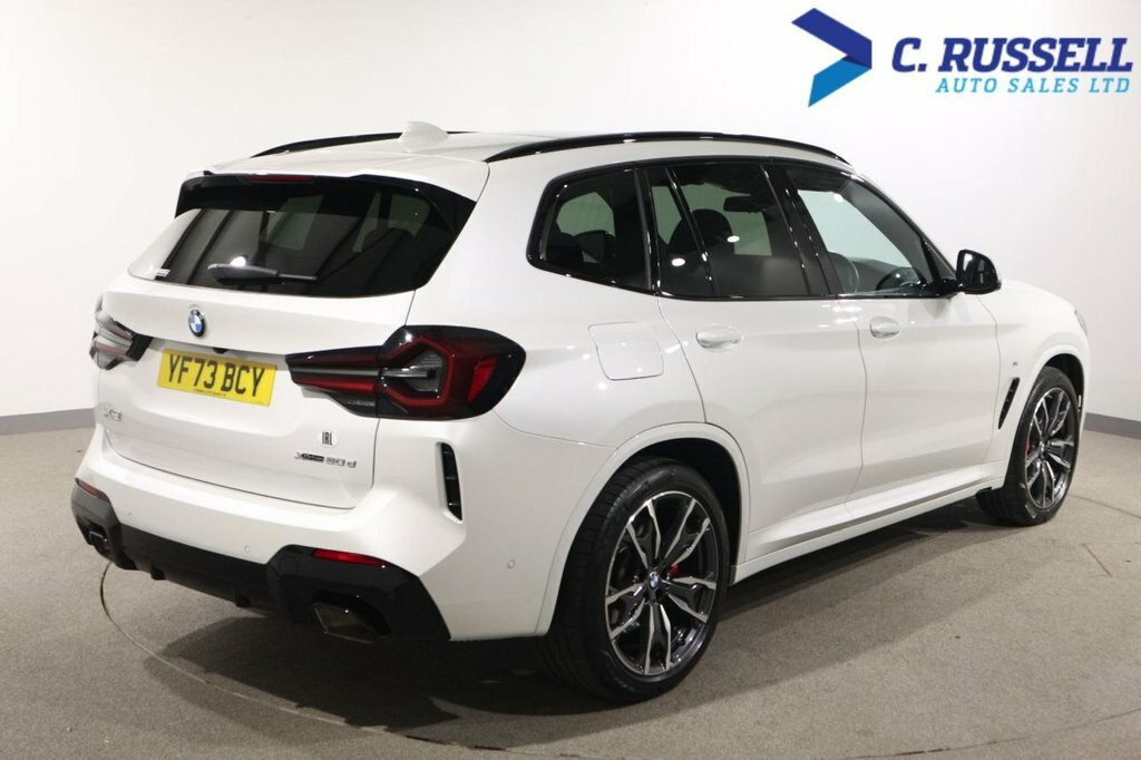 BMW X3 Xdrive20d Mht M Sport Step White #9