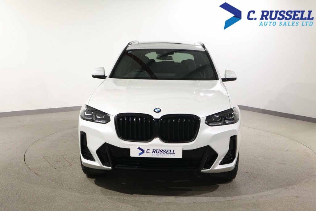 BMW X3 Xdrive20d Mht M Sport Step White #4
