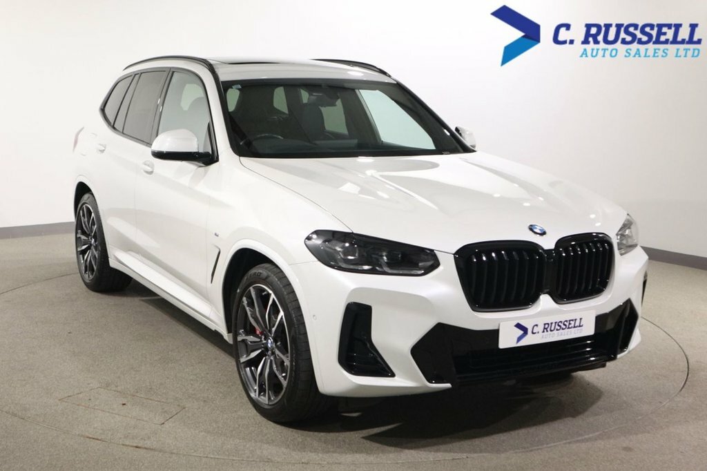 BMW X3 Xdrive20d Mht M Sport Step White #5