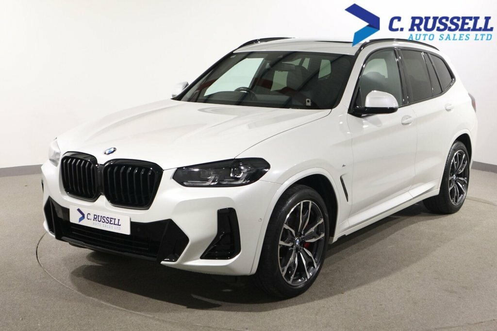 BMW X3 Xdrive20d Mht M Sport Step White #2