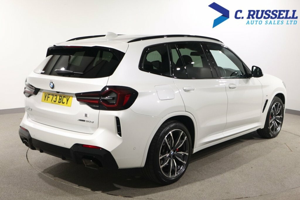 BMW X3 Xdrive20d Mht M Sport Step White #10