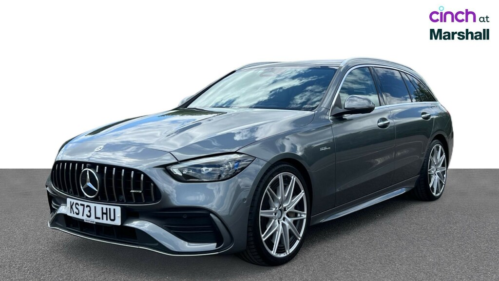 Mercedes-Benz C Class 2.0 C300e 25.4Kwh Amg Line Saloon Plug- Grey #7