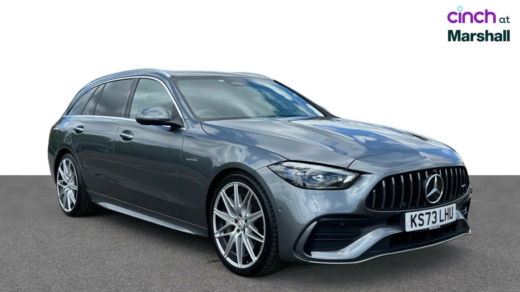Mercedes-Benz C Class 2.0 C300e 25.4Kwh Amg Line Saloon Plug- Grey #1
