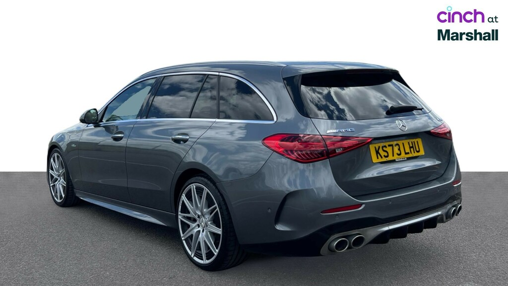 Mercedes-Benz C Class 2.0 C300e 25.4Kwh Amg Line Saloon Plug- Grey #5