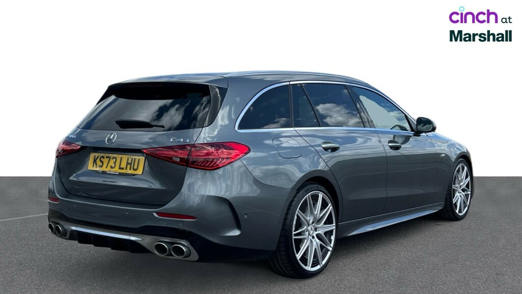 Mercedes-Benz C Class 2.0 C300e 25.4Kwh Amg Line Saloon Plug- Grey #3