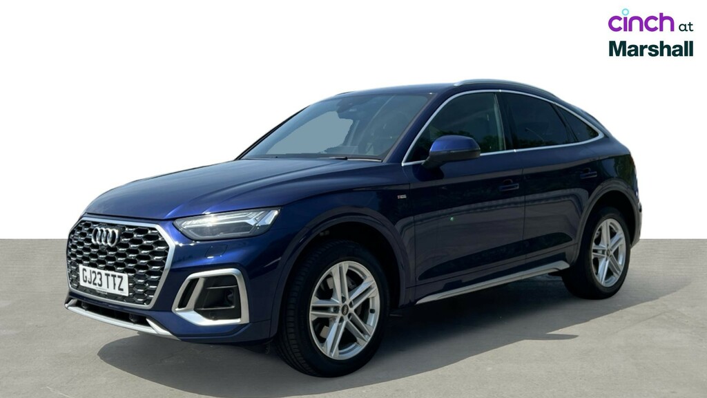 Audi Q5 Audi Estate 40 Tdi Quattro S Line S Tro Blue #8
